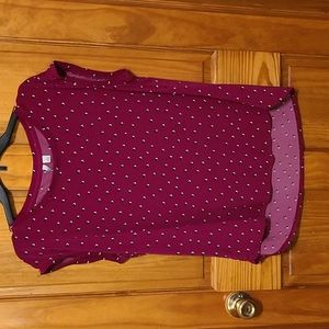 Elle purple blouse